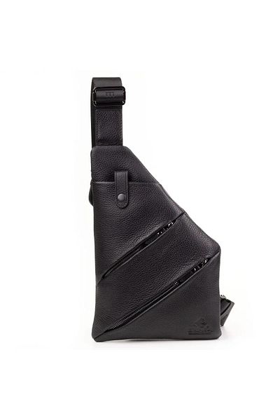 Eminsa 4 Compartment Leather Cross Chest Backpack