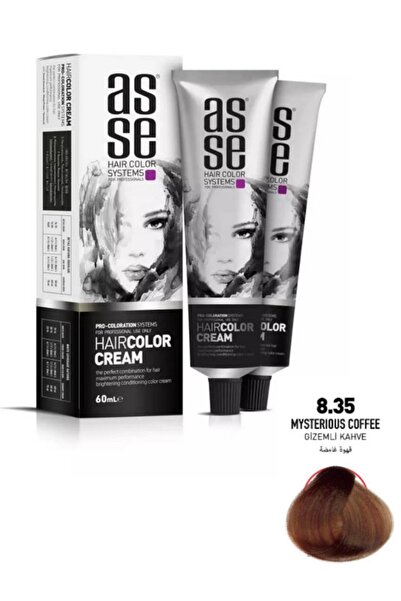 asse Hair Color Systems Saç Boyası 60 Ml. -8.35 Gizemli Kahve