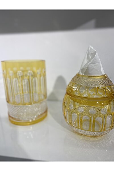 dekorasyon garajı Kristal Kesme Peçetelik Ve Aksesuar (vazo, Çöp Kutusu, Muml...