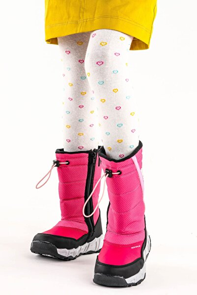 Kiko Kids Molina Suya Dayanıklı Fermuarlı Kız/erkek Çocuk Kar Bot Ayakkabı
