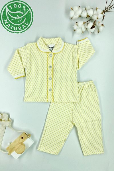 Minikel Cute Dot Pattern 2 Piece Set Without Booties