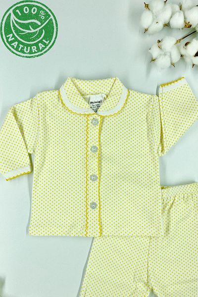 Minikel Cute Dot Pattern 2 Piece Set Without Booties