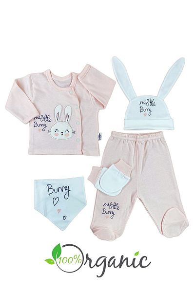 Minikel My Valentine Bunny 10-Piece Newborn Set
