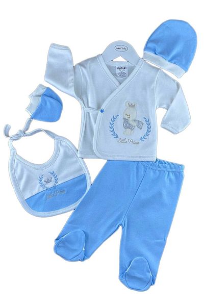Minikel Cute Prince 5-Piece Bodysuit Set