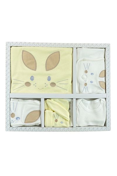 Minikel Face Rabbit 10-Piece Newborn Set
