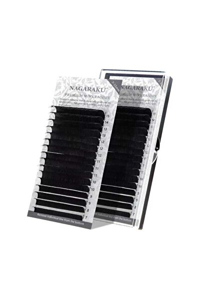 NAGARAKU Mix Ipek Kirpik 0.07 Kalınlık D Kıvrım 7-15 Mm Boylar