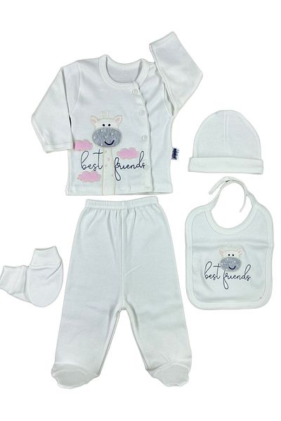 Minikel Best Friends Newborn 5-Piece Bodysuit Set