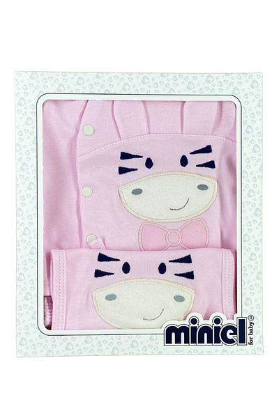 Minikel Cute Zebra Newborn 5-Piece Bodysuit Set