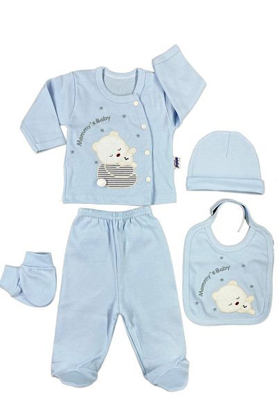 Minikel Mommy's Baby Newborn 5-Piece Bodysuit Set