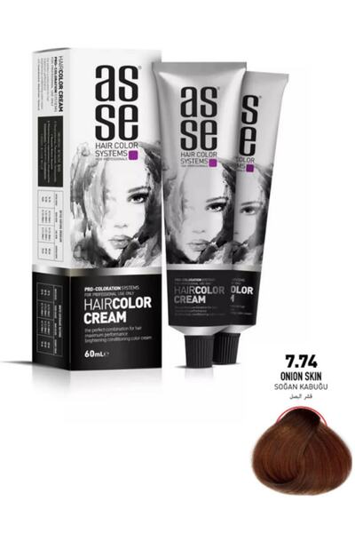 asse Hair Color Systems Saç Boyası 60 Ml. -7.74 Soğan Kabuğu