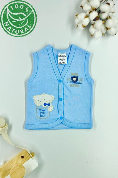 Minikel Cute Bears Combed Vest