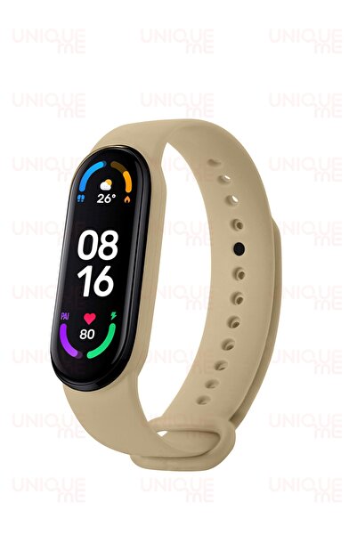 HOFFICE Xiaomi Mi Band 5 Ve 6 Uyumlu Yüksek Kalite Silikon Kordon (SADECE KOR...