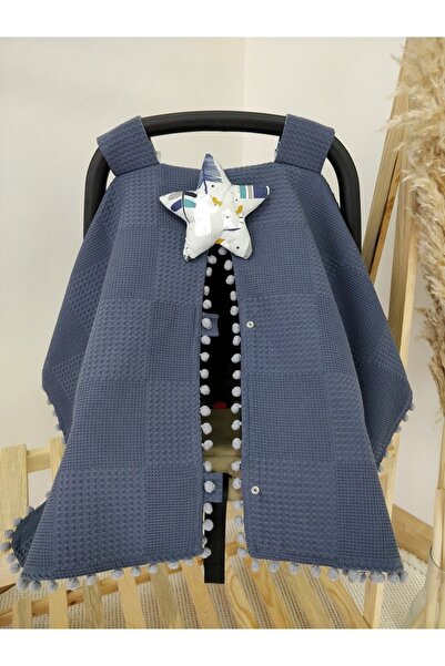 Raduga Collection Tek Puset Örtüsü Çift Taraflı Indigo Kutup Ayısı