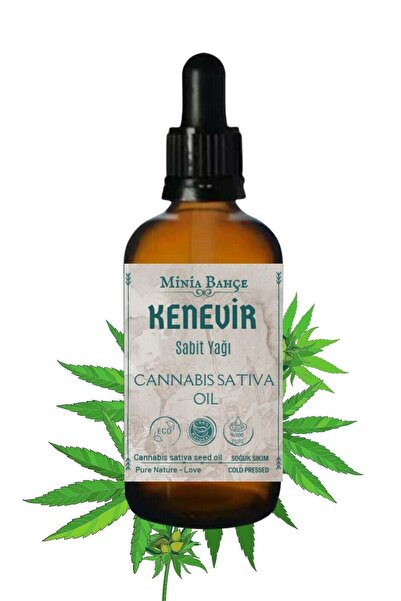 Minia Bahçe Bitki ve Sanat Atölyesi Kenevir Sabit Yağı %100 Saf & Doğal, 30ml