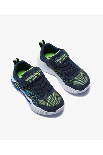 SKECHERS S LİGHTS-ERUPTERS İV Little Boy Navy Blue Lighted Sports Shoes