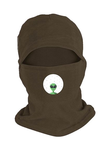 Zeron Tasarım Alien Fleece Snow Mask and Long Gloves Set - Bll1951