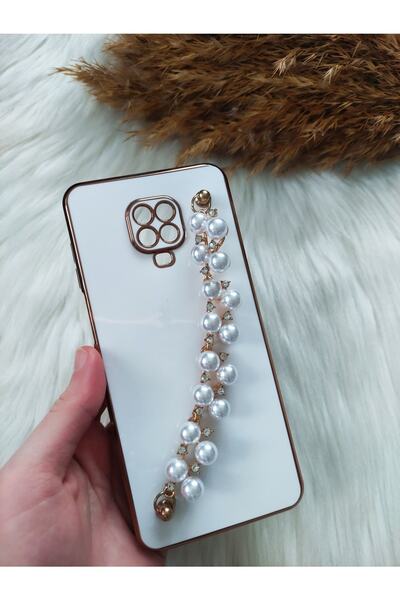 Aksesuarda Moda حافظة Redmi Note 9s-9 Pro مقطوعة بالليزر مع لؤلؤ