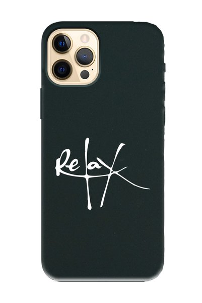 Spoyi iPhone 14 Pro Max Relax Design Black Launch Phone Case