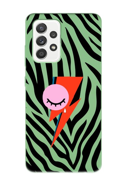Spoyi Samsung A23 Flash Design Green Launch Phone Case