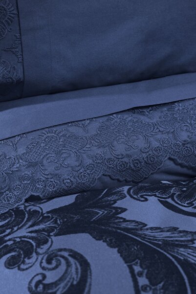 Karaca Home Valeria Best Lacivert 8 Parça Çeyiz Seti