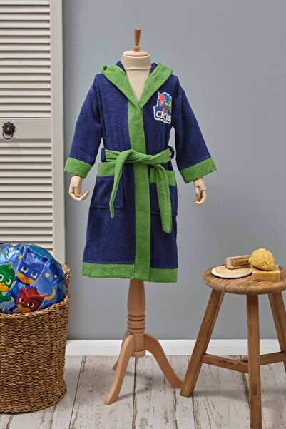 PJMASKS Pj Masks By Karaca Home Superhero %100 Pamuk Bornoz 4-6 Yaş