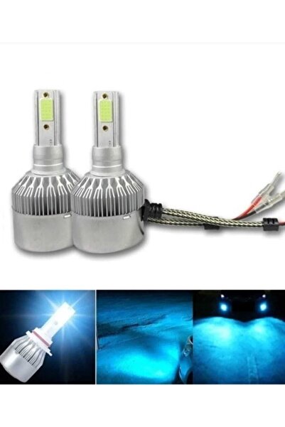 APEXİ Xenon H3 Buz Mavi Led Xenon-şimşek Etkili-10800 Lm 12000k