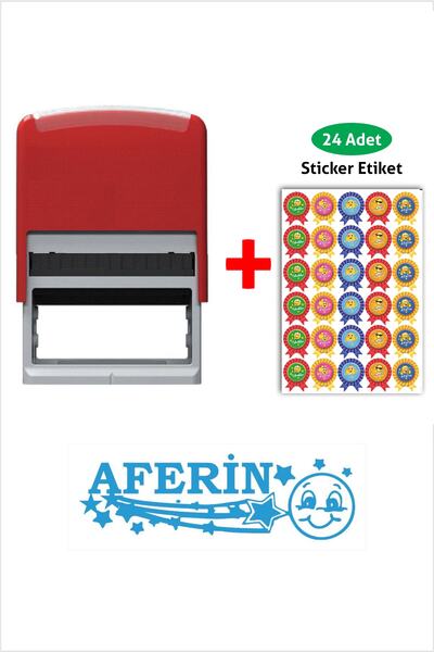Baskı Life Kendinden Mürekkepli Öğretmen Kaşesi Aferin Kaşesi Bl-57