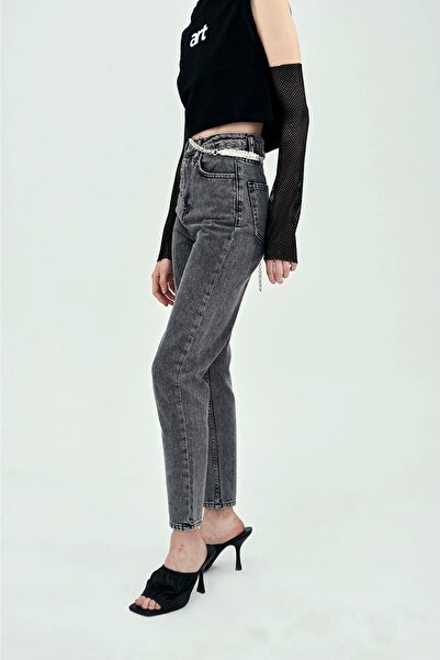 BROSERER Julian Füme Висока талія Лікра Mom Jeans Штани