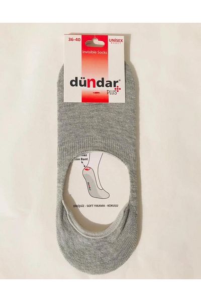 Dündar Unisex 12" Βαμβακερές κάλτσες μπαλαρίνας σιλικόνης χωρίς ραφή