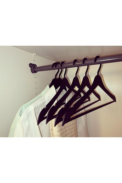Minty Life 12 Pieces Thin Eco Wooden Look Clothes Hangers