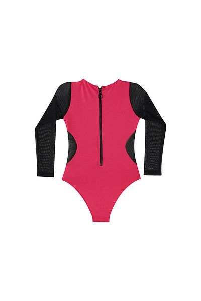 SHELLSEA Girl's Tulle Detailed Long Sleeve Swimsuit