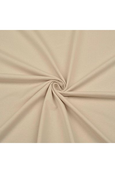 ÖZGÜR KUMAŞ Beige Raised 3 Thread Combed Cotton Fabric
