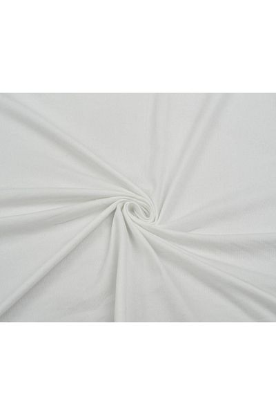 ÖZGÜR KUMAŞ White Raised 3 Thread Combed Cotton Fabric