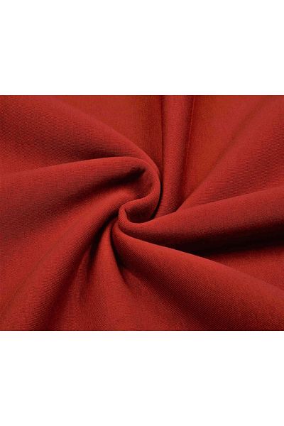 ÖZGÜR KUMAŞ Red Raised 3 Thread Jersey Fabric