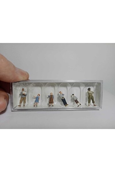 Preiser 1:87 Ho 2. Dünya Savaşı Amerikan Askerleri Ve Çocuklar Minyatür Figür...