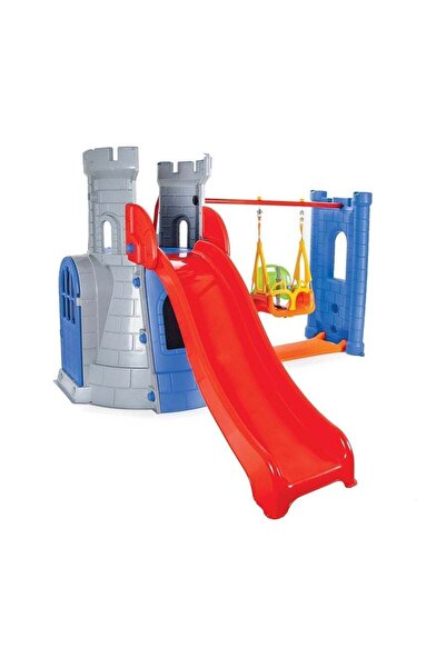 PİLSAN Kale Kaydırak Ve Salıncak Seti