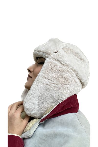 laviyonsa Plush Furry Pilot Hat