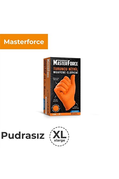 Has-Pet Turuncu Masterforce Nitril Eldiven - Xl