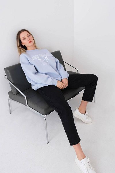 Addax Sweatshirt - Blau - Regular Fit