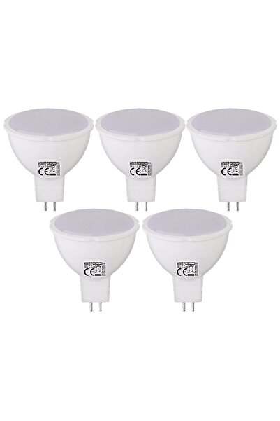 repplam 10'lu Paket 6w - 48w Mr16 Led Ampul 4200 Kelvin Kırık Beyaz 440 Lümen...