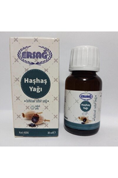 Ersağ Haşhaş Yağı 30 Ml