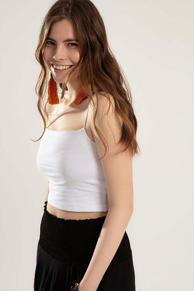 Pattaya Bustier - Weiß - Unifarben