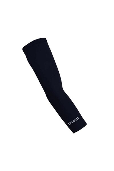 SPORIO Basketball Volleyball Sleeve 1 Piece White Tactel Fulla Lycra Professional