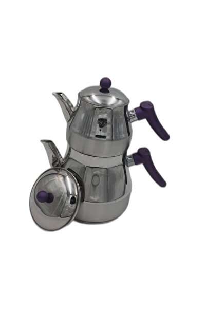 BAYSEM إبريق شاي بونيرا حريم مقاس جامبو بمقبض باكليت أرجواني-72