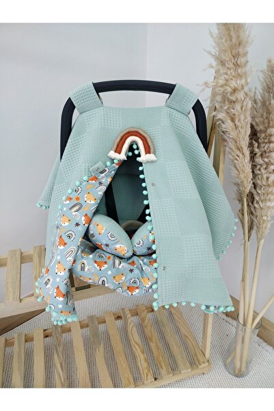 Raduga Collection Çift Taraflı Puset Örtüsü+puset Minderi+puset Çarşafı 3'lü ...