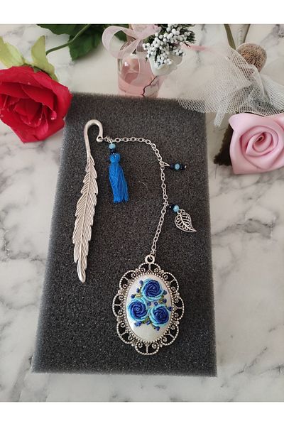 adilstore Bookmark Brazilian Embroidery Embroidered Bookmark