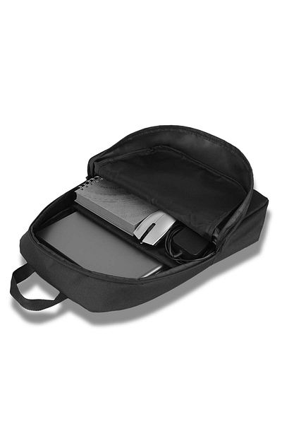 D'VERS Unisex Μαύρο σακίδιο πλάτης και τσάντα φορητού υπολογιστή