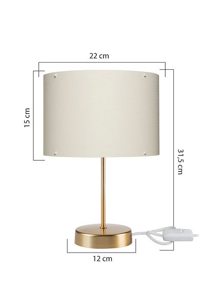 manogrup avize aydınlatma Arel 22 - Lik Lampshade Gold