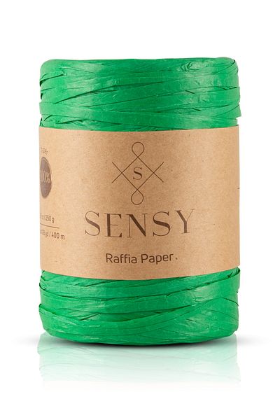 SENSY قسط 400 متر الرافية حبل حقيبة حبل الرافية حبل ورقة حبل حبل نحاسي 250 جرام الأخضر
