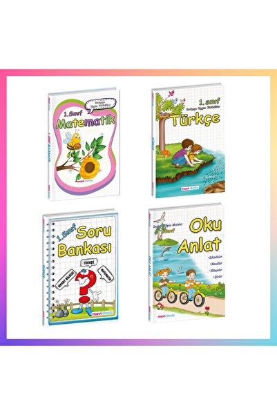 Mavi Deniz Yayınları 1. Sınıf 2. Dönem 4'lü Set Yeni (2021-2022) -